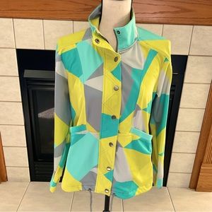 Sharon Young Abstract Long Sleeve Jacket, Women’s Sz XS